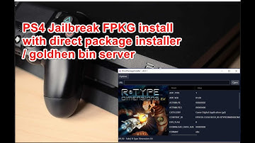 PS4 Jailbreak FPKG install from PC with marcussacana DirectPackageInstaller / goldhen