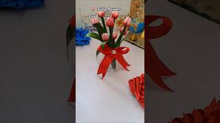How To Make Pista Shells Tulip Flowers Diy Tulip Flowers