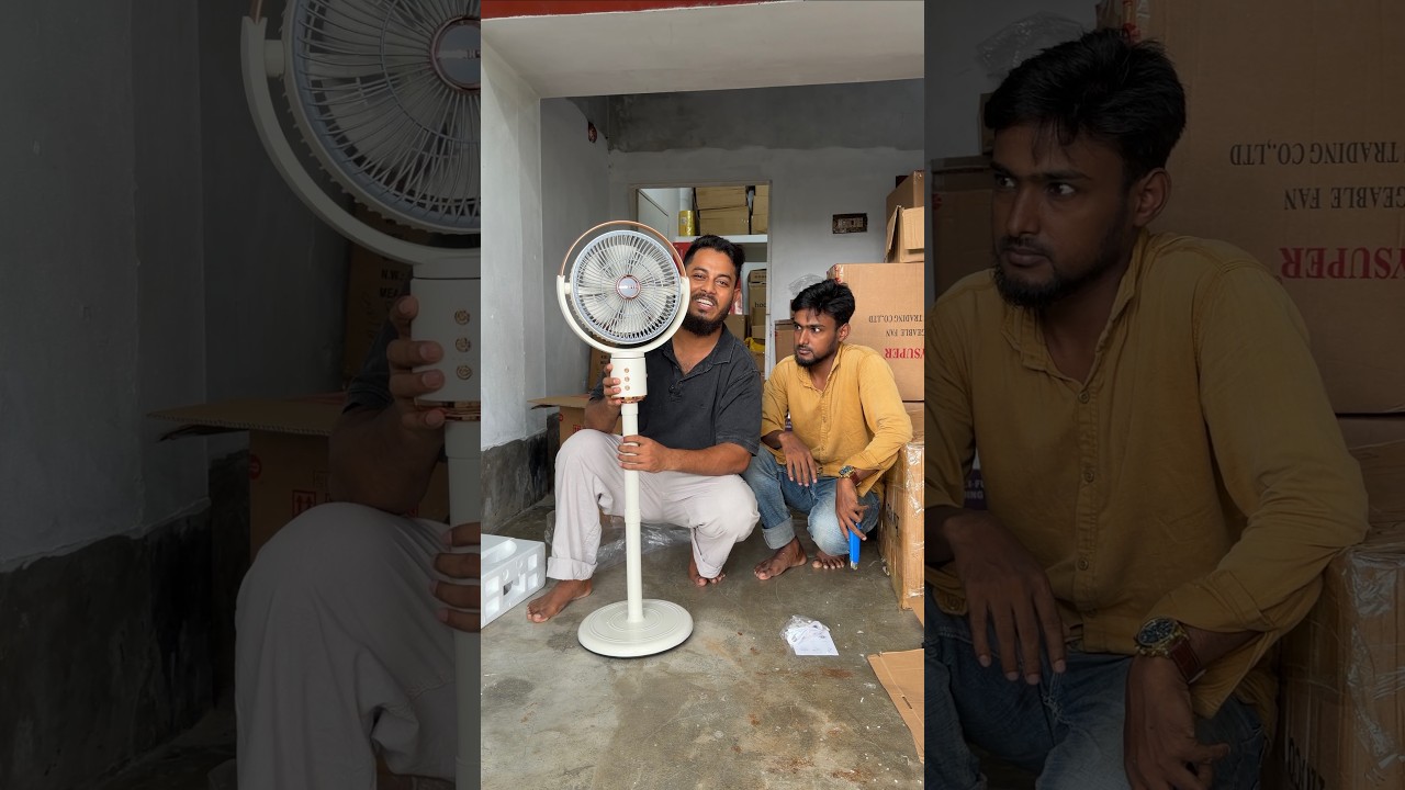 চলে আসলো JYSUPER 2219 Fan #techjhuli #jysuper2219 #rechargeablefan #reels