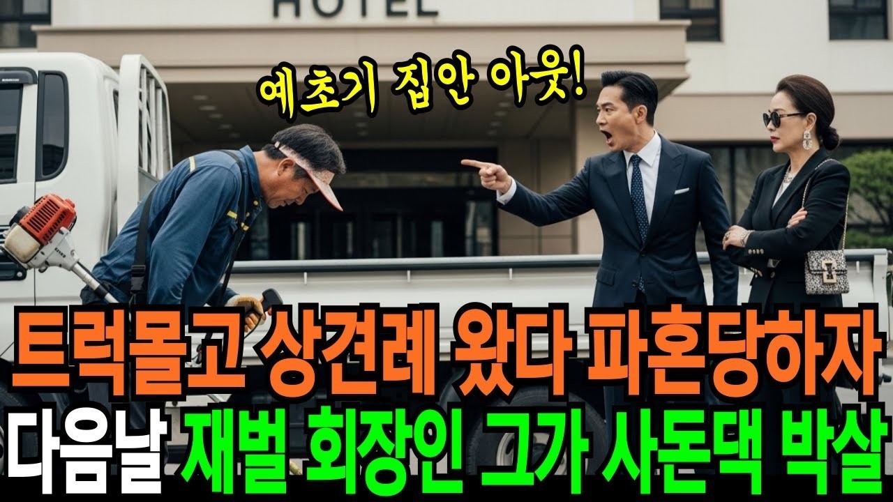 트럭몰고 상견례 왔다가 파혼당하자 그룹 회장인 그가 다음날 사돈댁을 박살내버리는데 | 반전사연 | 오디오북