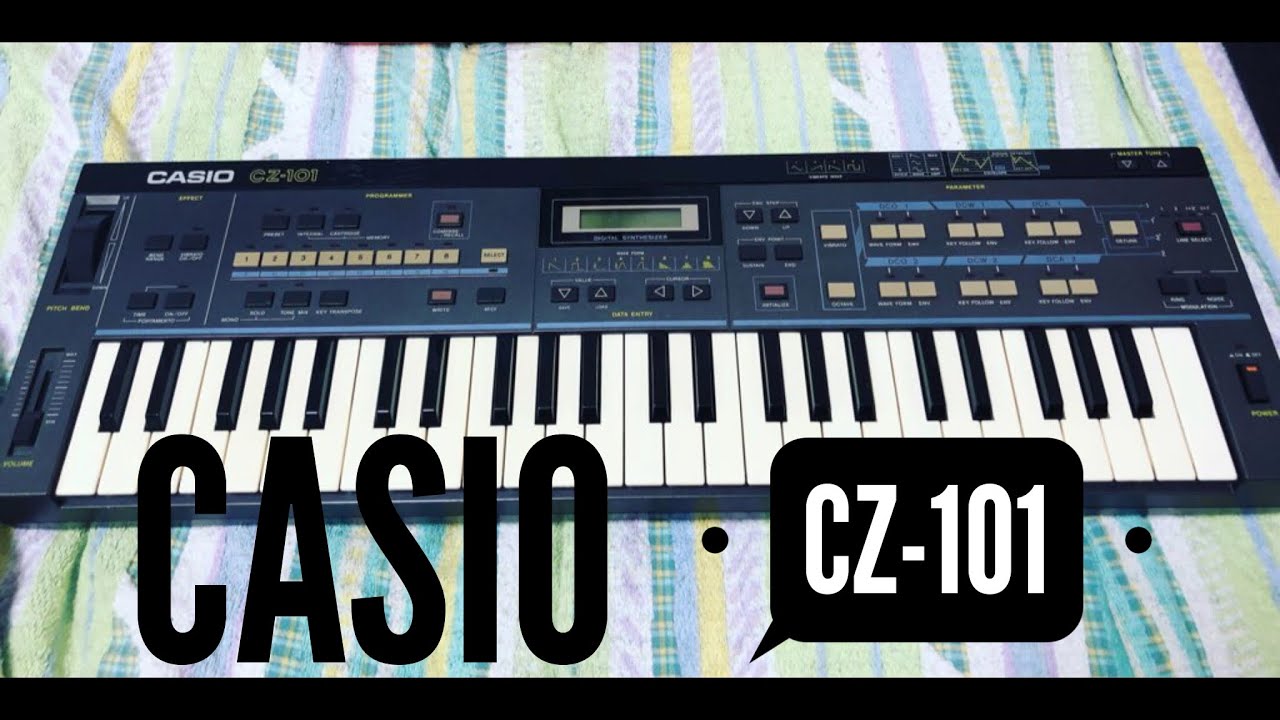 Synthesizer Disassembly Show CASIO CZ-101（Japanese and English）シンセサイザー解体ショー  2021/01/22