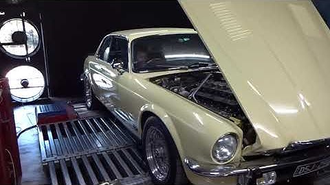 Jaguar XJC V12 5 speed manual Dyno time.. On the Rollers 1