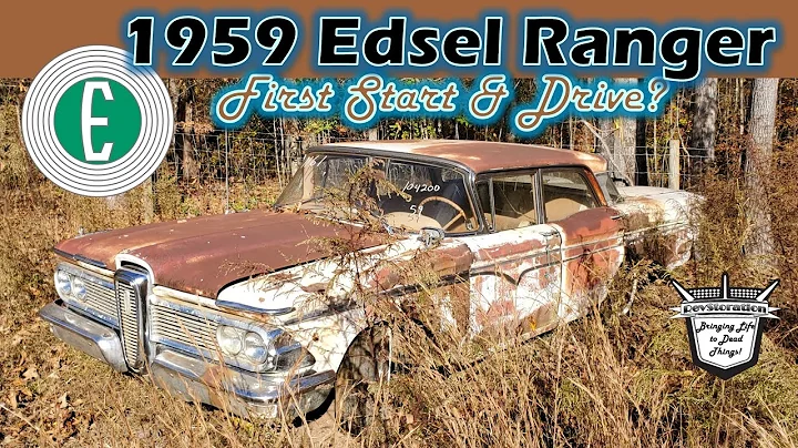First START & DRIVE in 30+ Years? 1959 Edsel Ranger - LAST TAGGED 1973 - Ford's Worst Experiment!