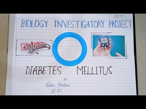 biology project diabetes