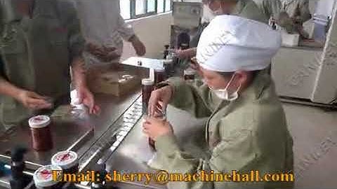 Automatic Hot Sauce Bottling Line/ Sauce Bottle Filling Machine