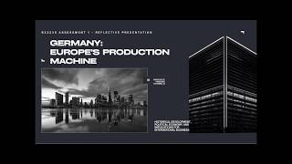 BX3236 Assesment 1 Germany: Europe's Production Machine