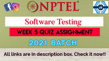 Software Testing | Week 5 Answers | NPTEL ||
