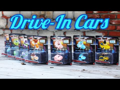 Disney Cars Drive In Vehicles Unboxing & Review! (Mike, Sulley, Woody, Buzz, Hamm, Flik, PT Flea)