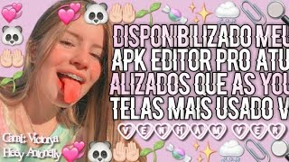 ••|↬♡ Disponibilizado meu apk editor pro que as youtelas mais usam screenshot 5
