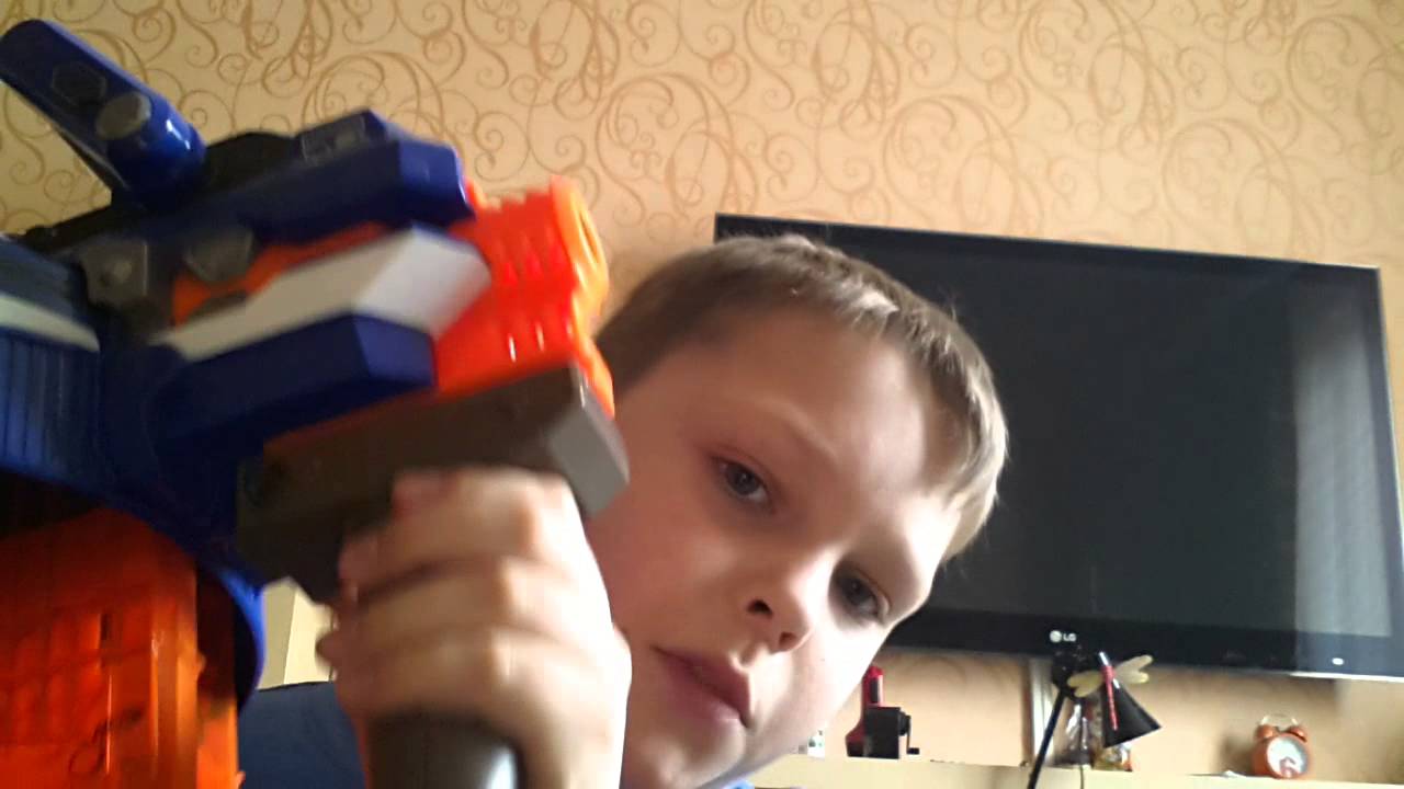 Обзор на бластер NERF ELITE  HAIL-FIRE