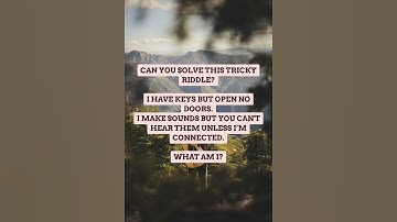 Can You Solve This Tricky Riddle?