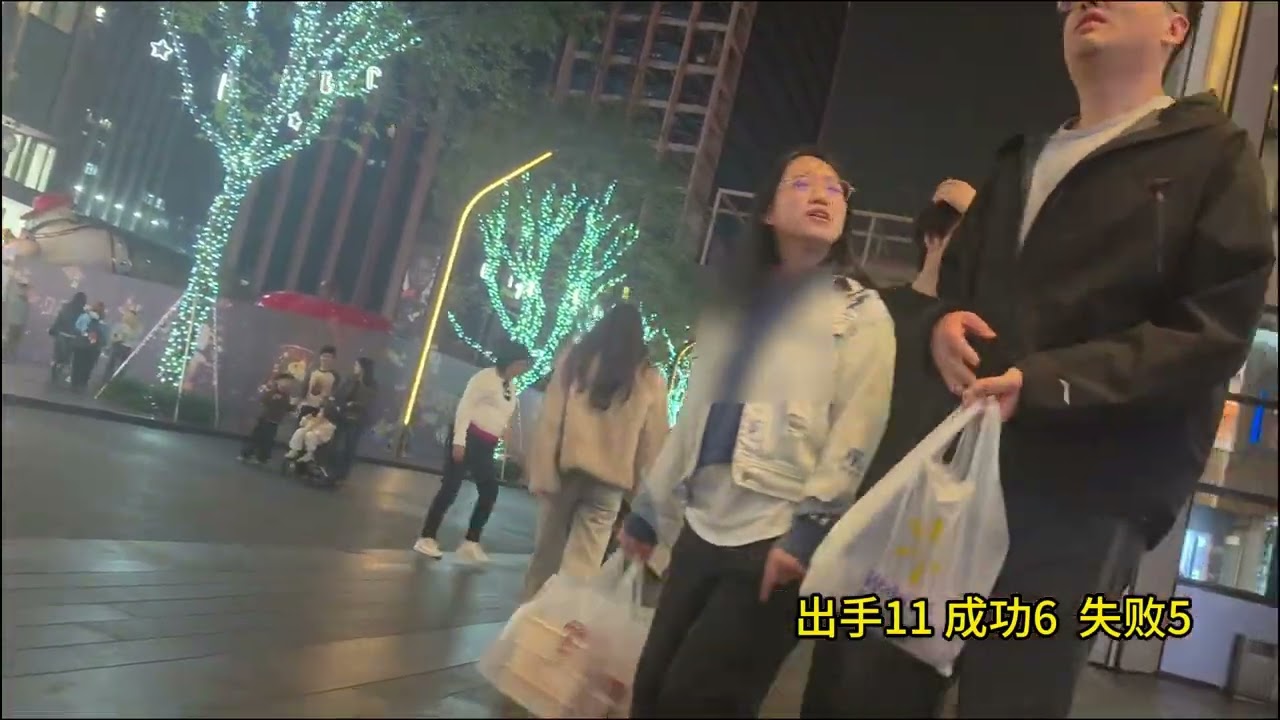 连续搭讪15次成功率是多少？帮社恐路人搭讪脱单！从俄罗斯女孩到重庆辣妹！从单人到四人组合！一刀未剪，真实记录！