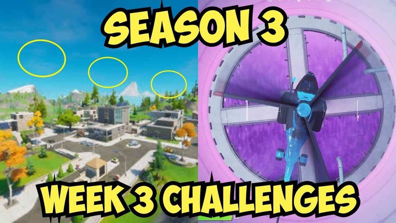 How to do Week 3 Challenges - Fortnite Chapter 2, Season 3 - YouTube