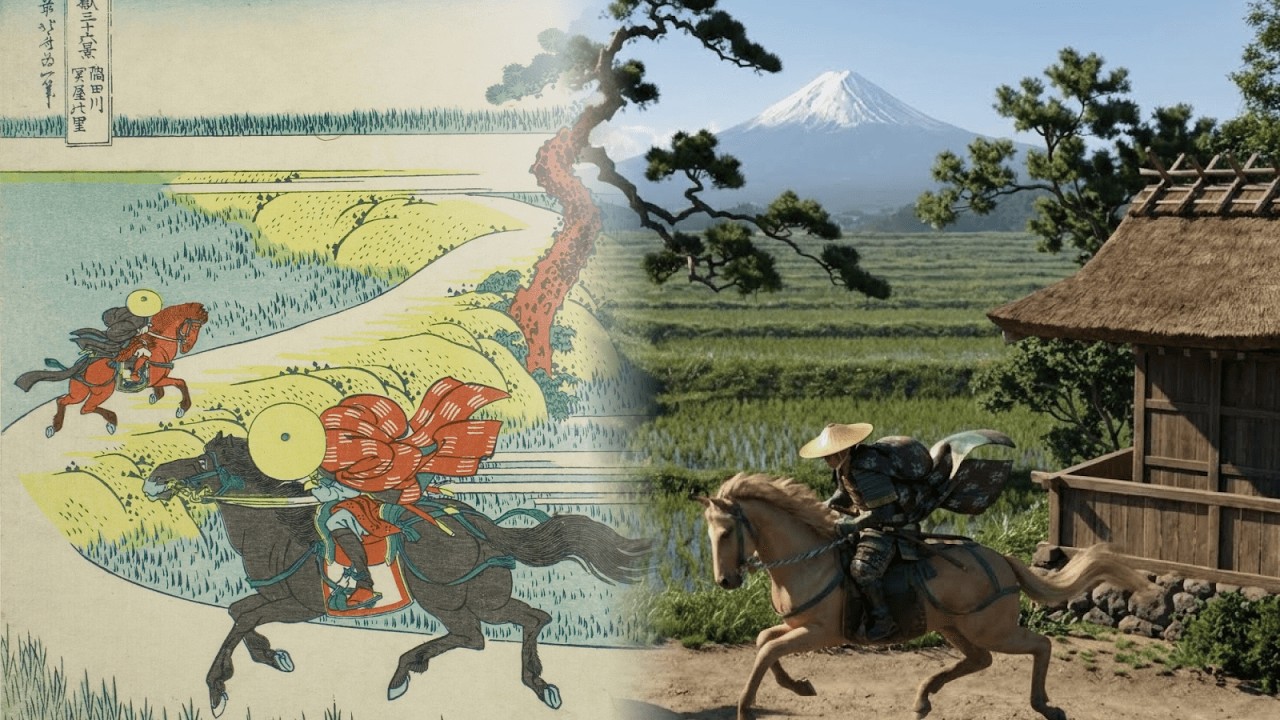 浮世絵は動き出す その4｜最新AIによる実写映像化【美しき昔の日本】 