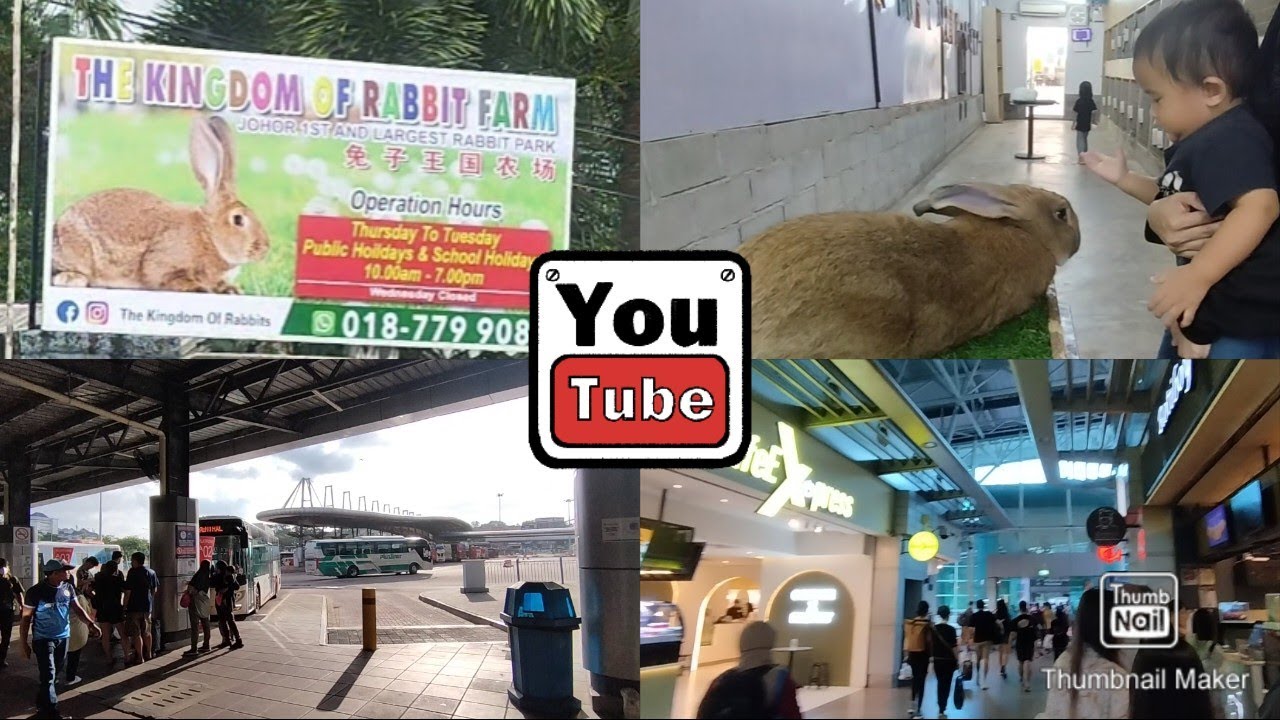 short trip rabbit farm & ronda2 naik bas pusing jb