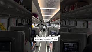 Nyobain Kereta Api Argo Lawu Luxury! Solo - Yogyakarta - Jakarta Gambir.