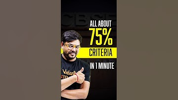 75 Criteria in JEE Explained in 1 Minute✅✅#jee #jee2025 #iit #iitjee #75criteria #cbse #jeemains