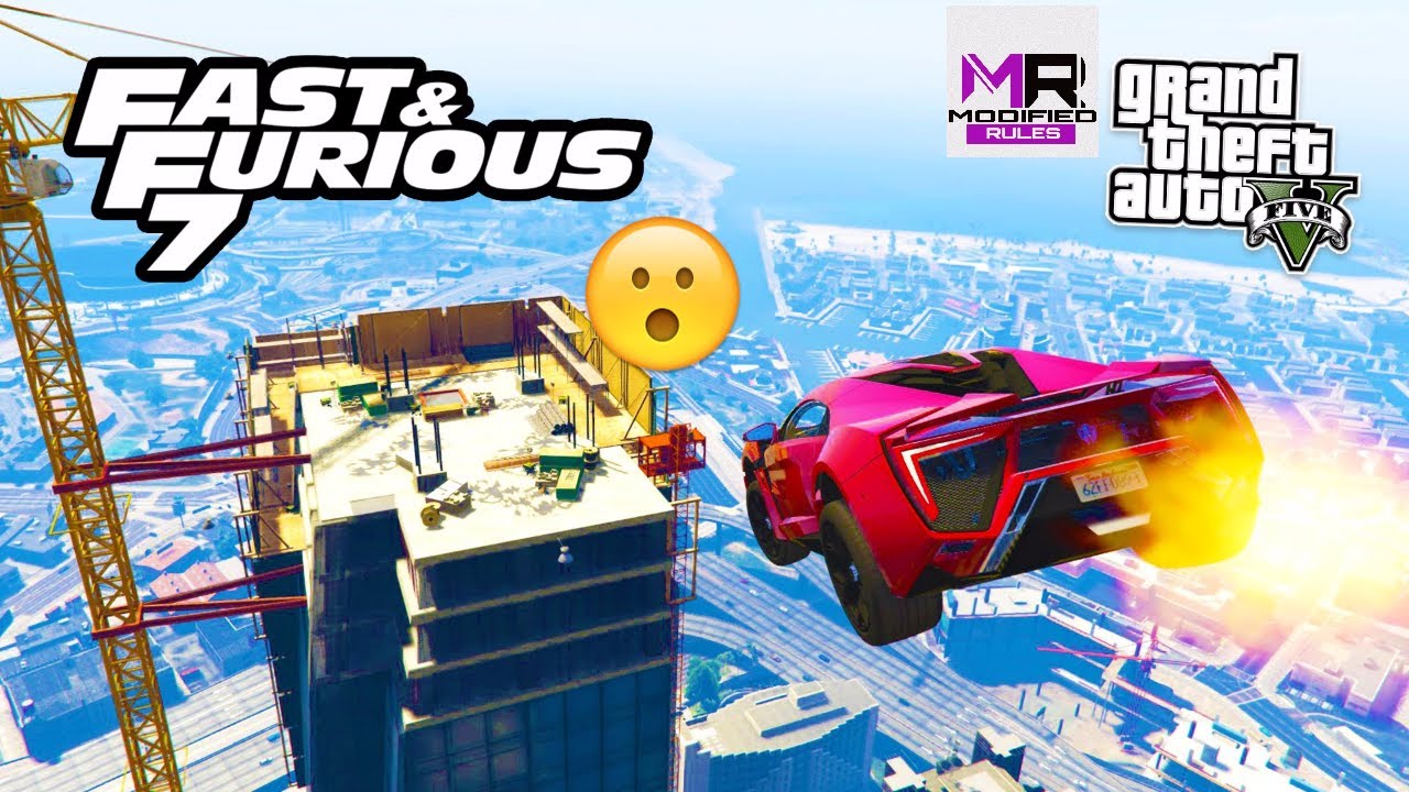 What happen when u jump a car from the highest building of gta 5