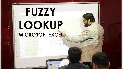 Fuzzy Lookup in Microsoft Excel (Approximate Match for Text Lookup Values)