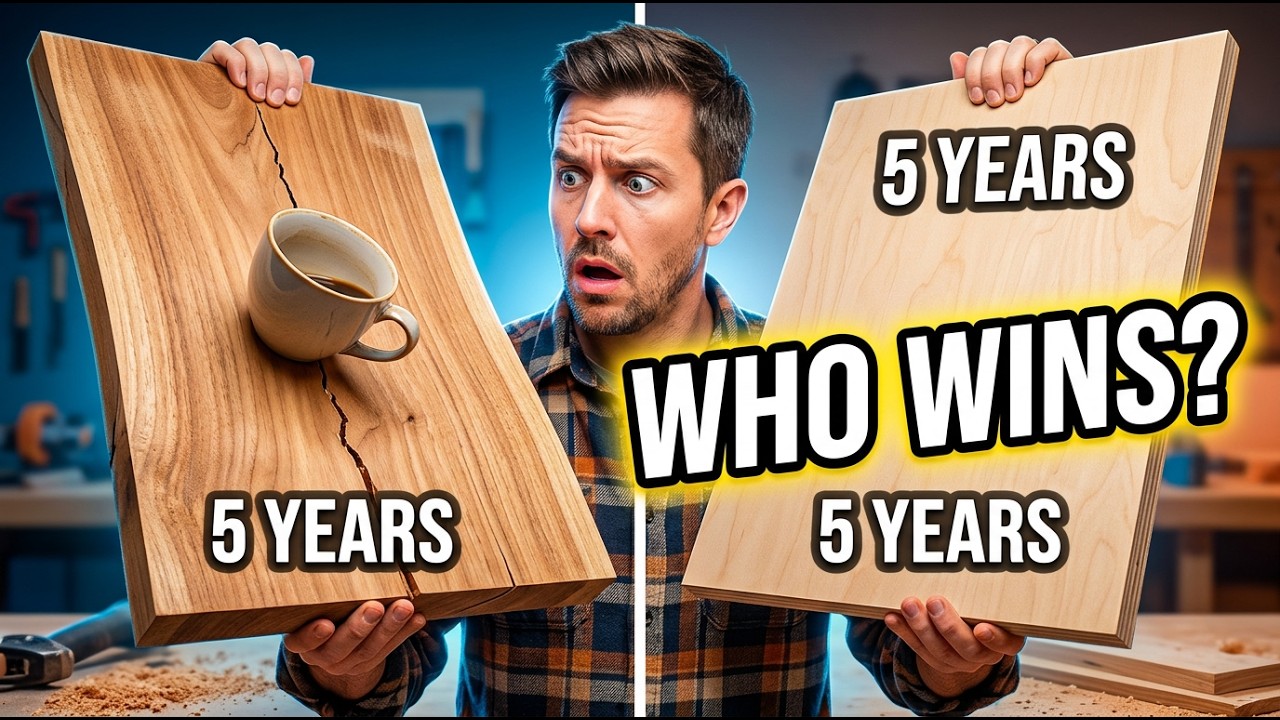 Plywood vs Solid Wood: Which One Actually Lasts Longer? - YouTube