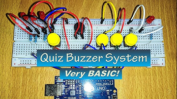 Basic Quiz Buzzer System Using Arduino Uno