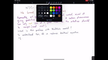 Lecture 18, Part 2/10, differential equations: Malthus’ and the initial condition