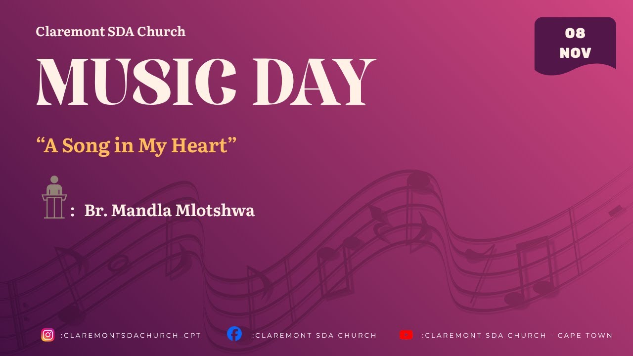 Claremont SDA Church- Music Day 8 NOV- 2025--