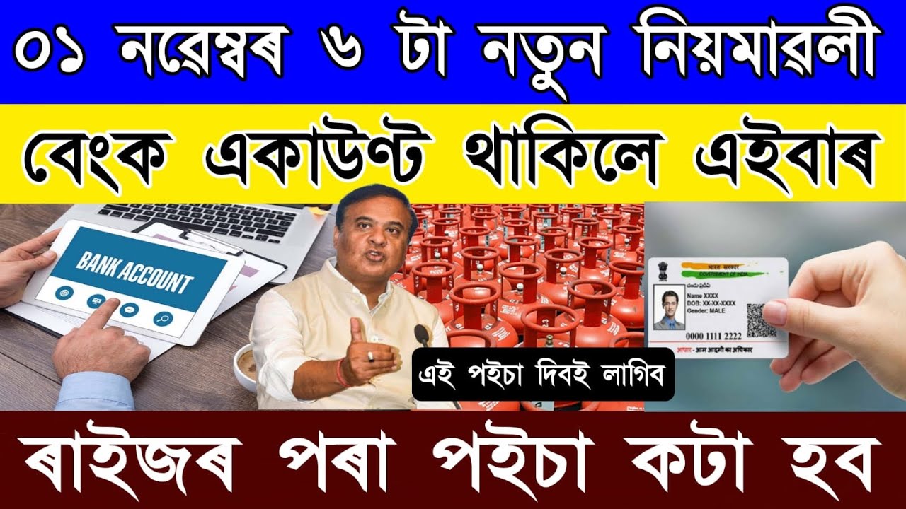 6 New Rules Coming into Effect from November 2025 — Aadhaar, Banking, GST, Import Duty, Pension 