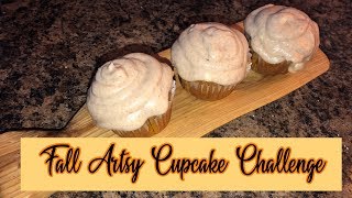 Pumpkin Spice Cupcakes l Fall Artsy Cupcake Challenge