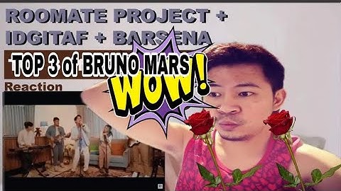 Reacting to BARSENA x IDGITAF Roommate Project "TOP 3 Bruno Mars Songs" live | HONEST REACTION