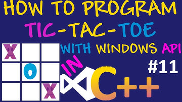 How to program Tic Tac Toe in C++/Visual Studio/Windows API #11 - Adding Images using Icons