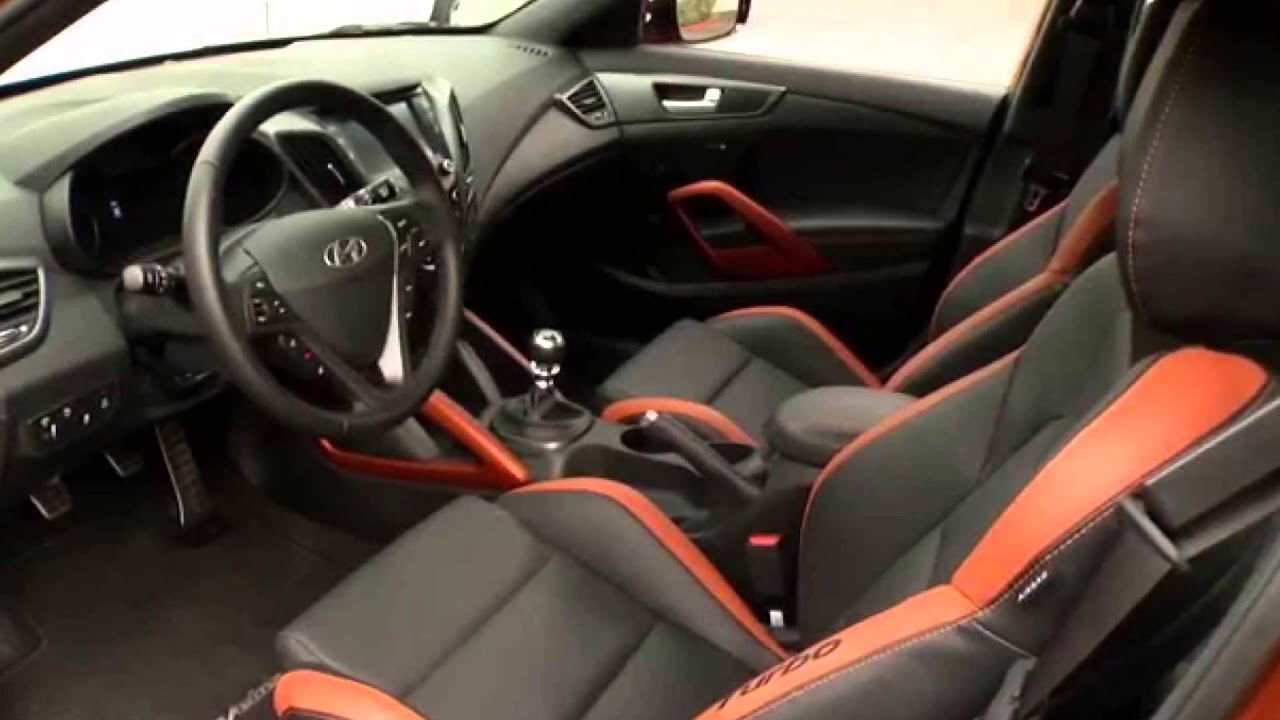 2016 Hyundai Veloster Turbo Interior Youtube