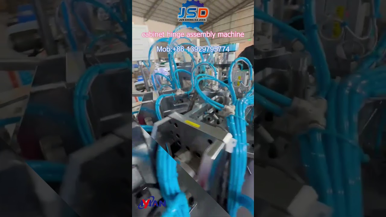 Yanman cabinet door hinge assembly machine