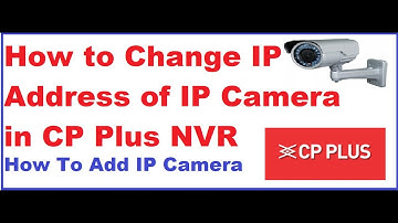 How to change ip address of (CP Plus & Dahua) IP camera via NVR @teknotubetutorials7221 by cd sir