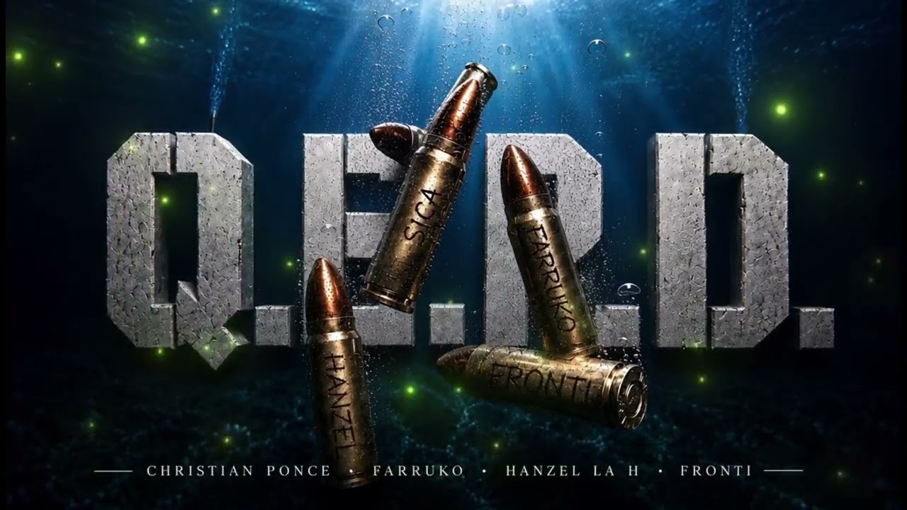 CHRISTIAN PONCE EL SICA x FARRUKO x HANZEL LA H x FRONTI - QEPD  (VISUALIZER)