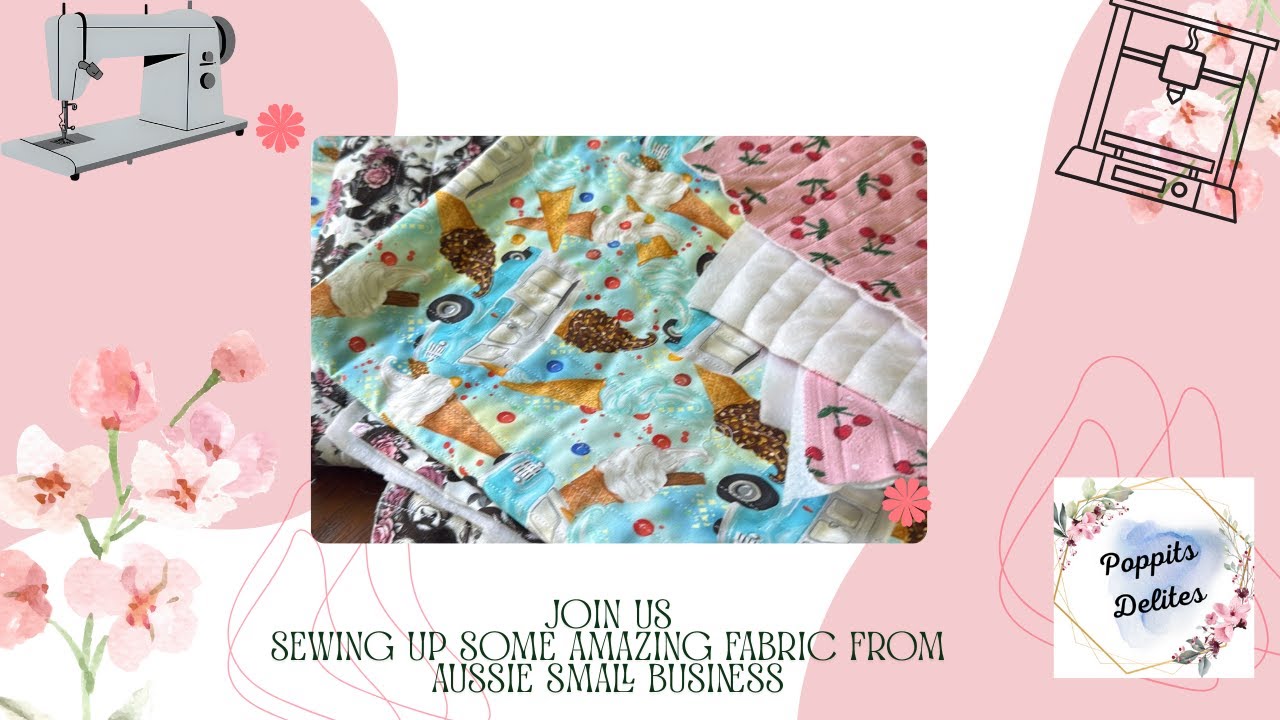 vlog 21: Sewing Up Some Amazing Fabric From Aussie Small Business