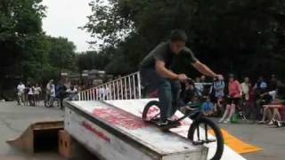 BMX Freestyle King Of New York Jam 2009 Tompkins Square Park.avi