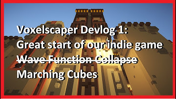 Voxelscaper Devlog 1: Proof of concept, no WFC, only MC
