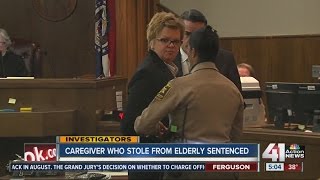 Criminal caregiver sentenced after stealing from elderly woman