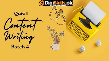 creative writing quiz 1 batch 04 | dstp 2.0 batch 04 creative writing quiz 1 solution