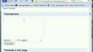 Using google language tools