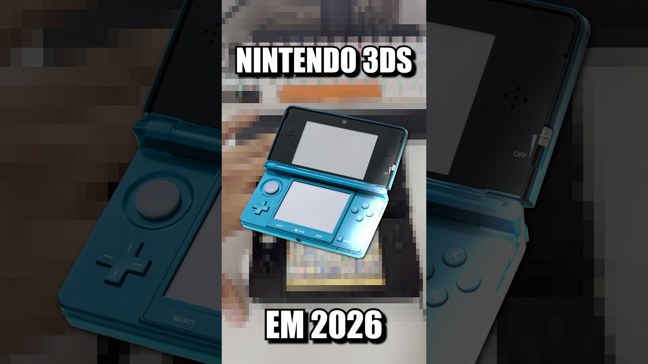 VALE a PENA ter o 3DS em 2026 #nintendo #3ds #custobeneficio #portable #portatil #retrogaming #luxo