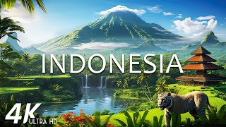 FLYING OVER INDONESIA (4K UHD) - Soothing Music With Wonderful Nature Videos For Relaxation