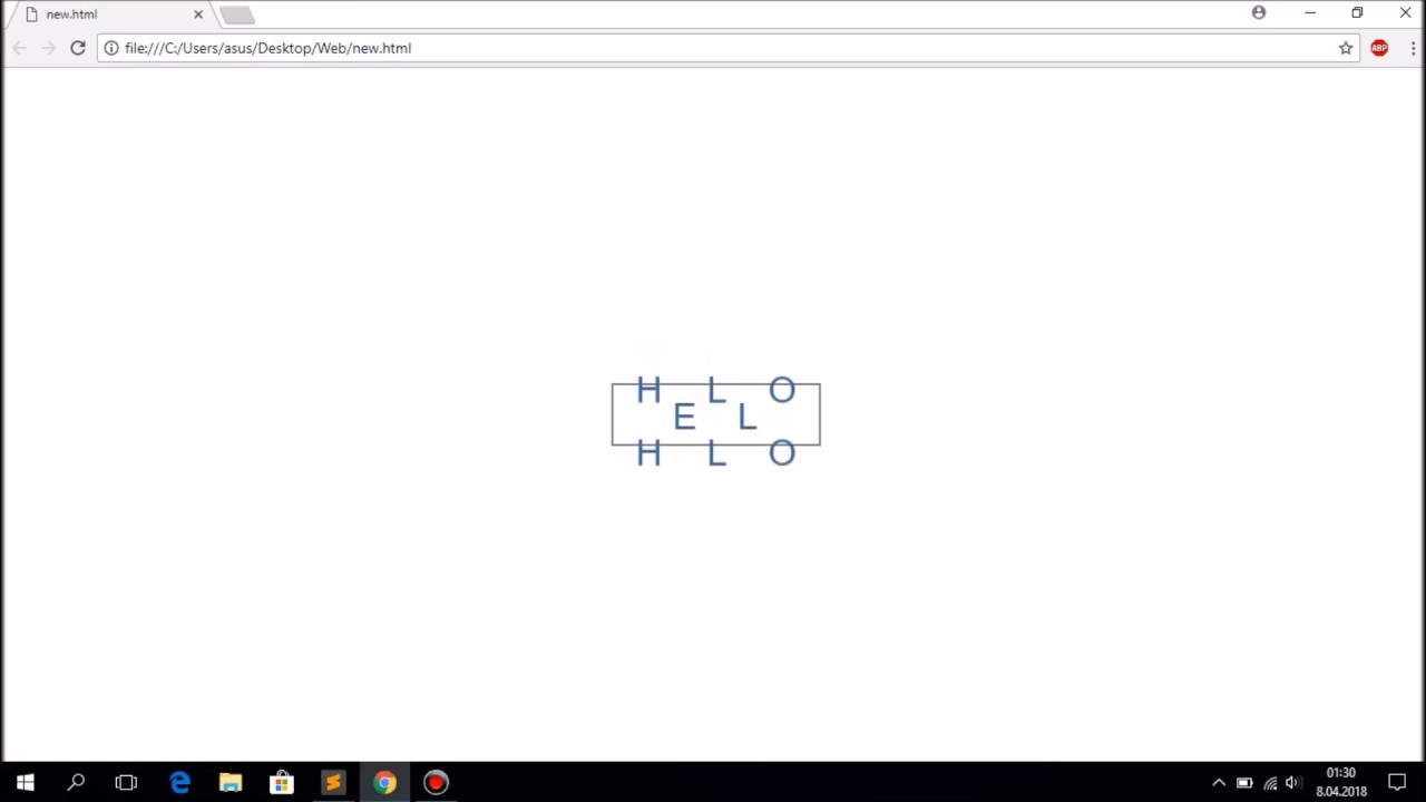 CSS Text Animation On Hover - YouTube