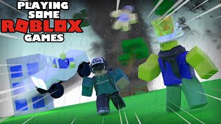 Playing Some Roblox Games With My Friend (Funny Moments)