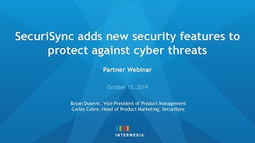 Webinar: New security features in SecuriSync
