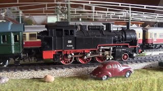 Verharzung bei Märklin Loks beheben  -  BR 74 (3095) Fahrvideo und Koll Katalog Zuordnung