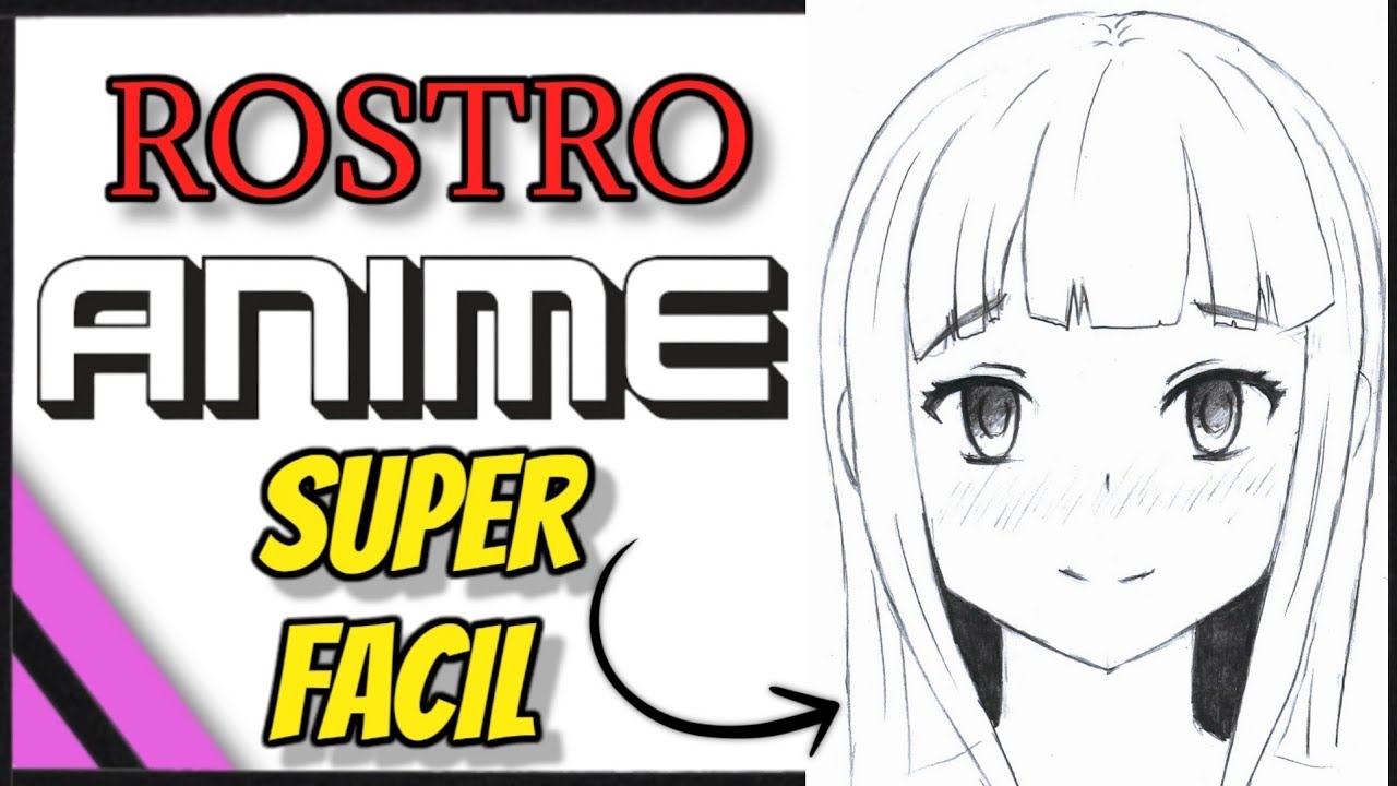 COMO DIBUJAR UNA CARA ANIME /DIBUJO MANGA PASO A PASO (MUJER) como hacer  dibujos de anime - YouTube