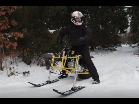 Vídeo: Como Fazer Um Snowmobile Nas Trilhas