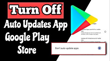 Auto Update Apps off | Turn Off Auto Updates App on Google Play Store